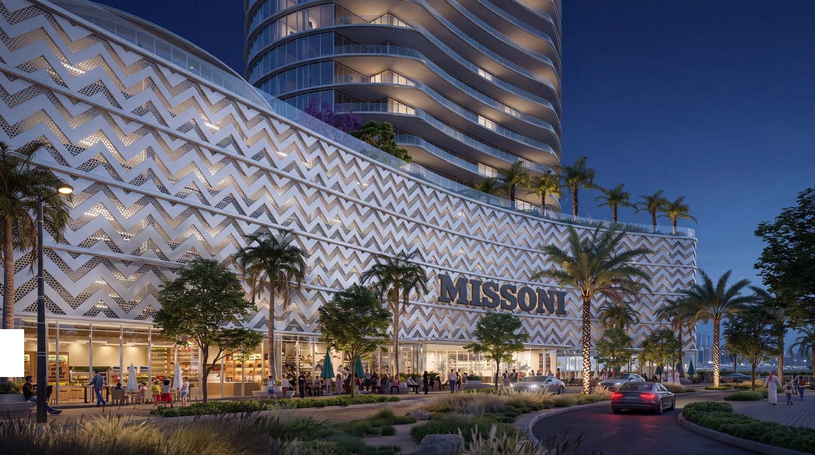 Waterfront by Missoni at night