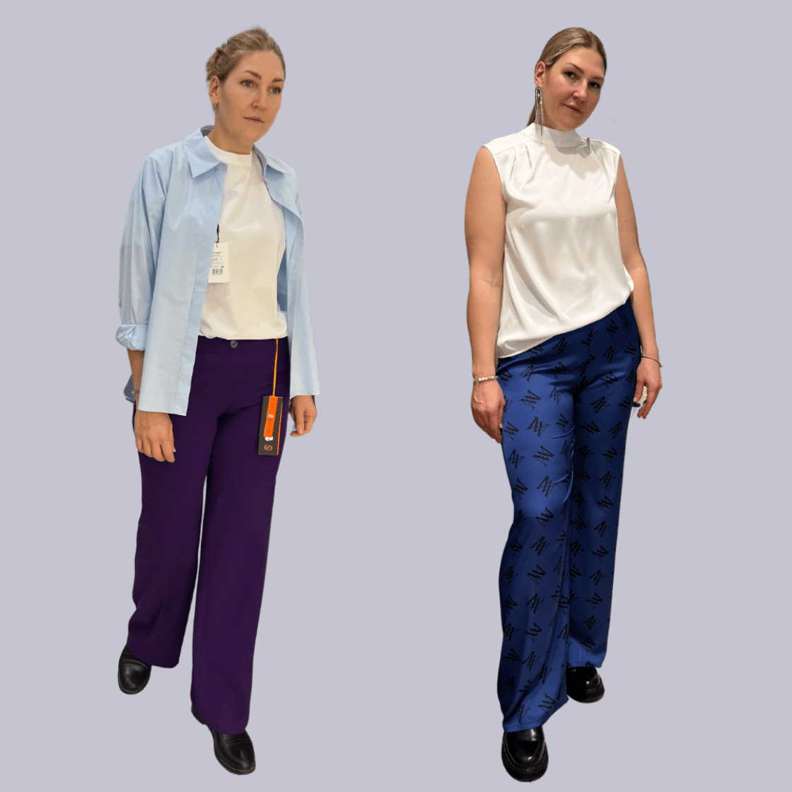 Девушка в одежде от стилиста