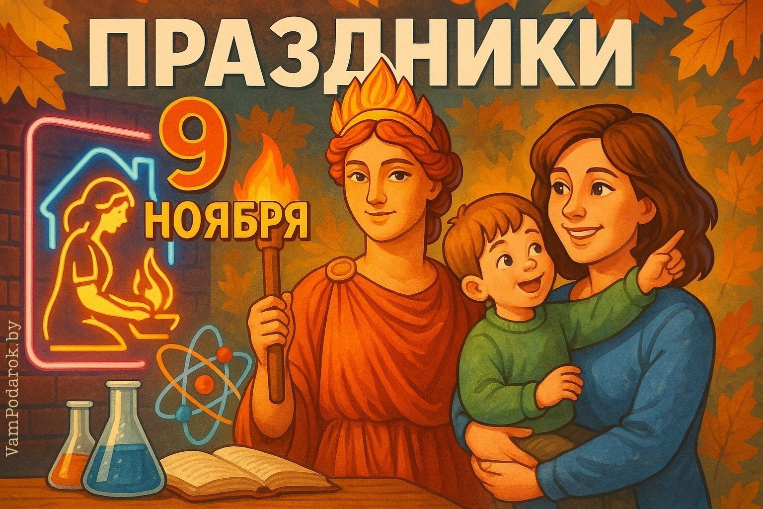 Праздники 9 ноября 2025 года – картинки и открытки