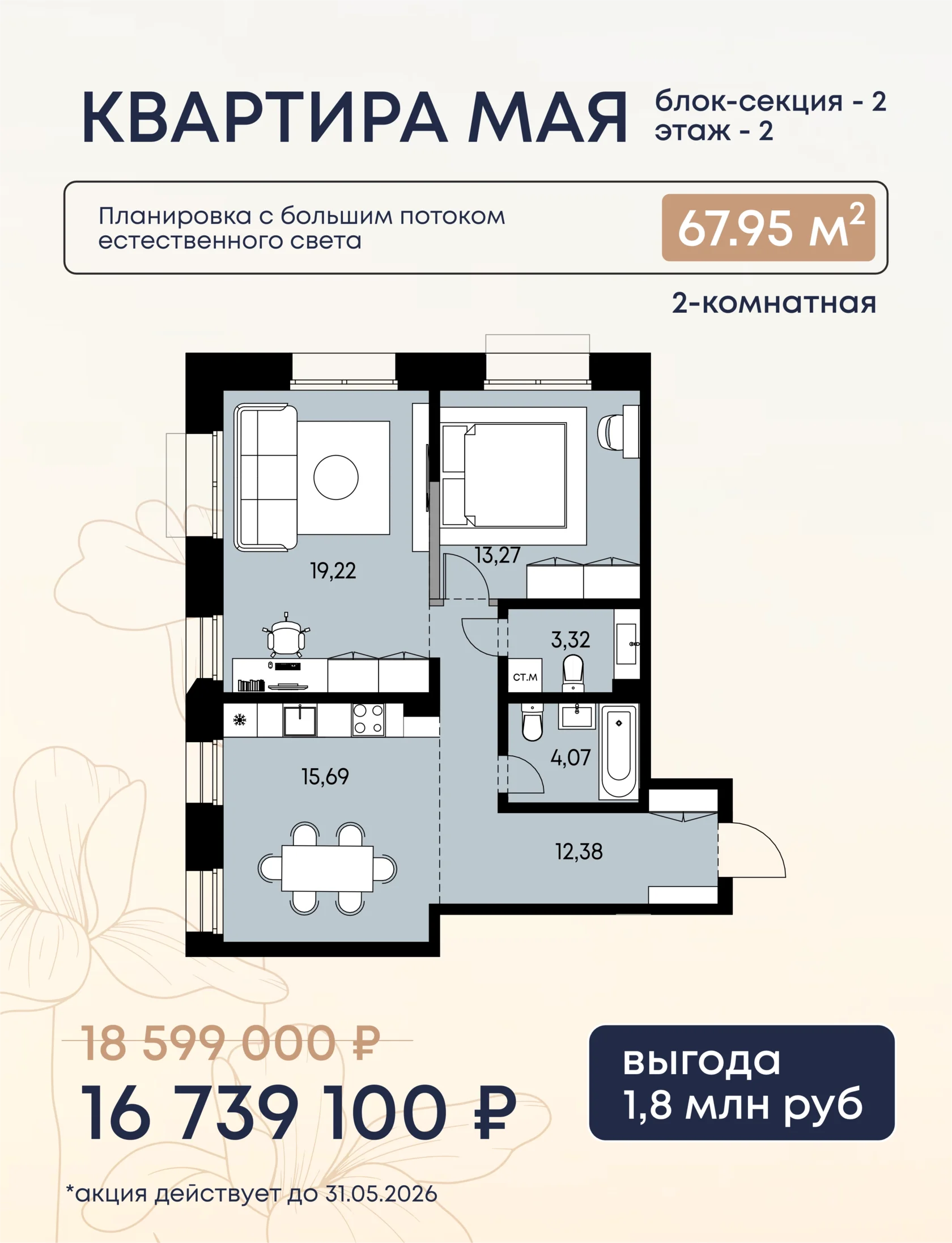 квартира месяца в вектор жк