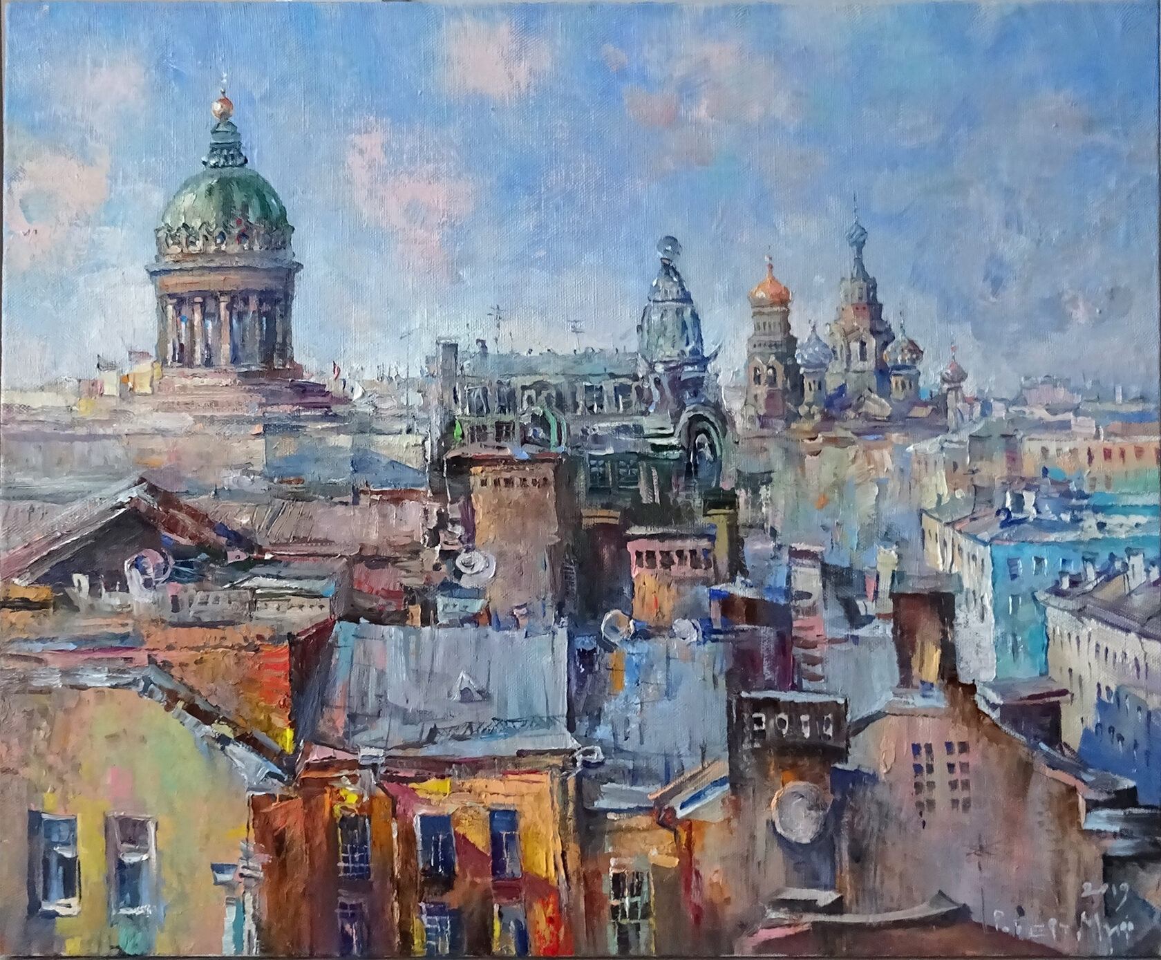 Картина «Петербургские крыши» - Миф Роберт