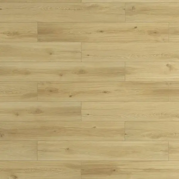 Единый пол в интерьере студии: плавный переход от входной зоны к кухне и спальному месту, зонирование за счёт света и мебели, а не порогов