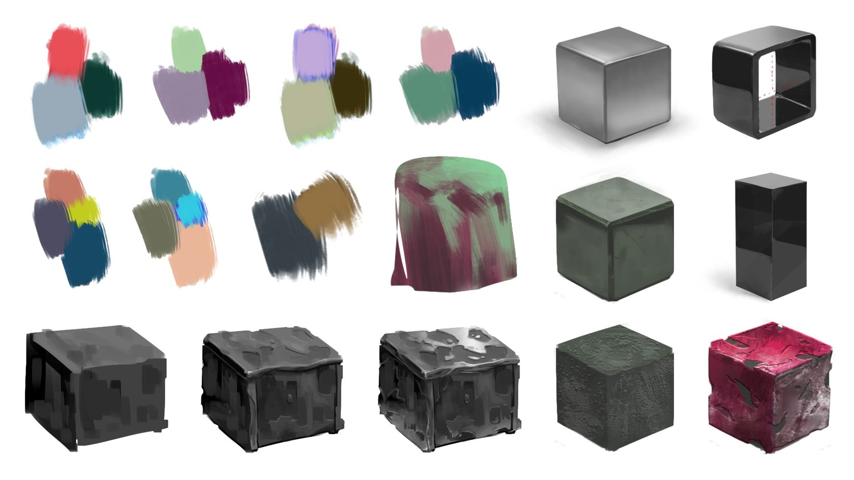 концепт художник учиться