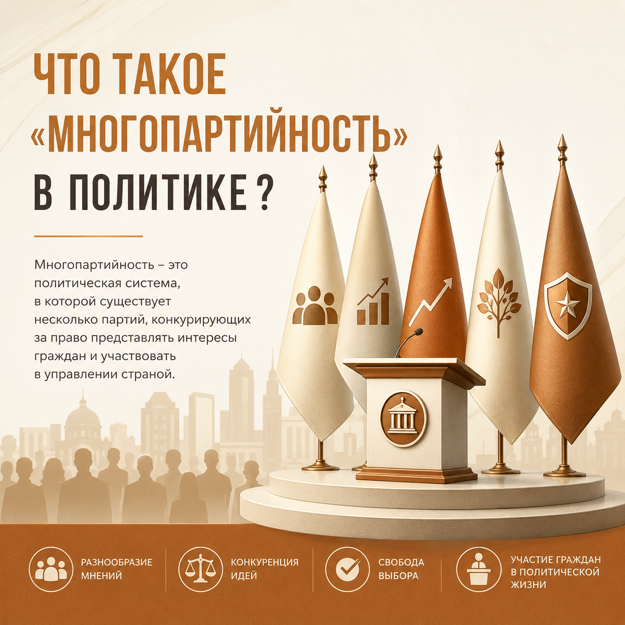 Многопартийность: значение термина и принципы политической системы