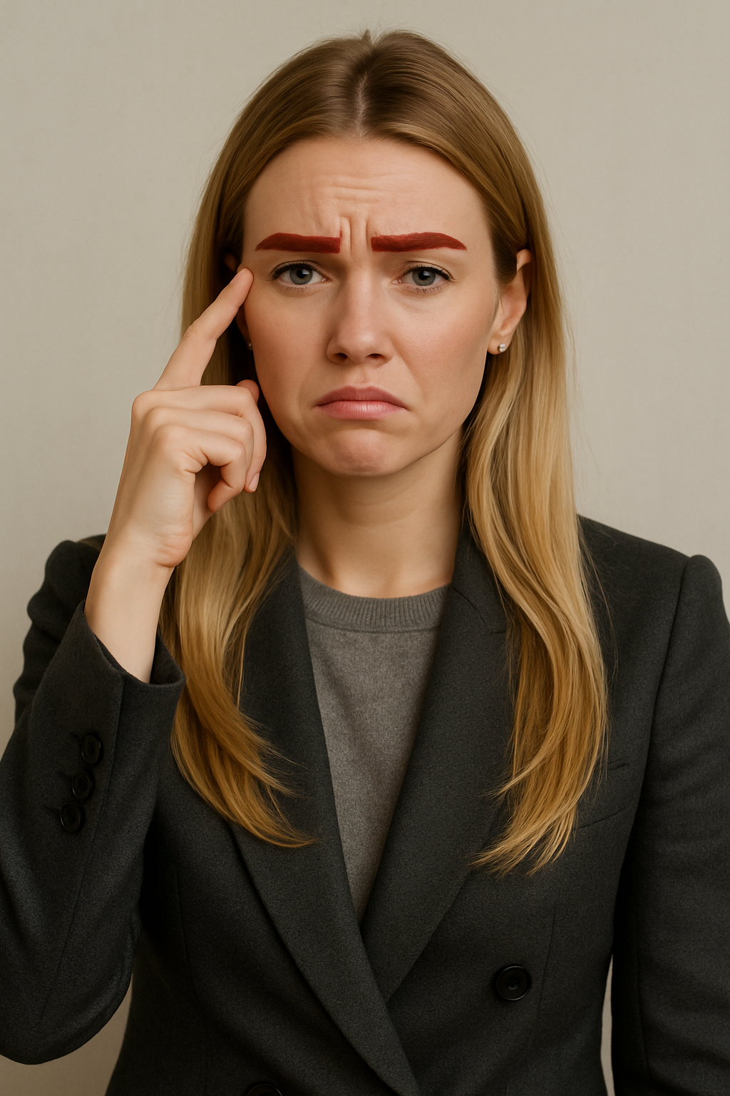 Чем удалить красные брови?