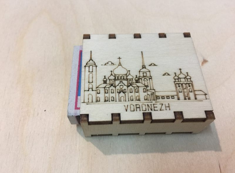 Спички сувенирные на магните города России - Воронеж