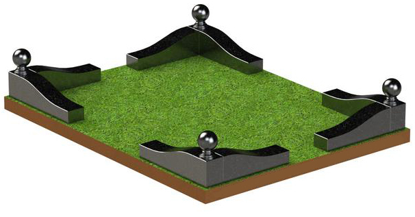 цоколь на кладбище