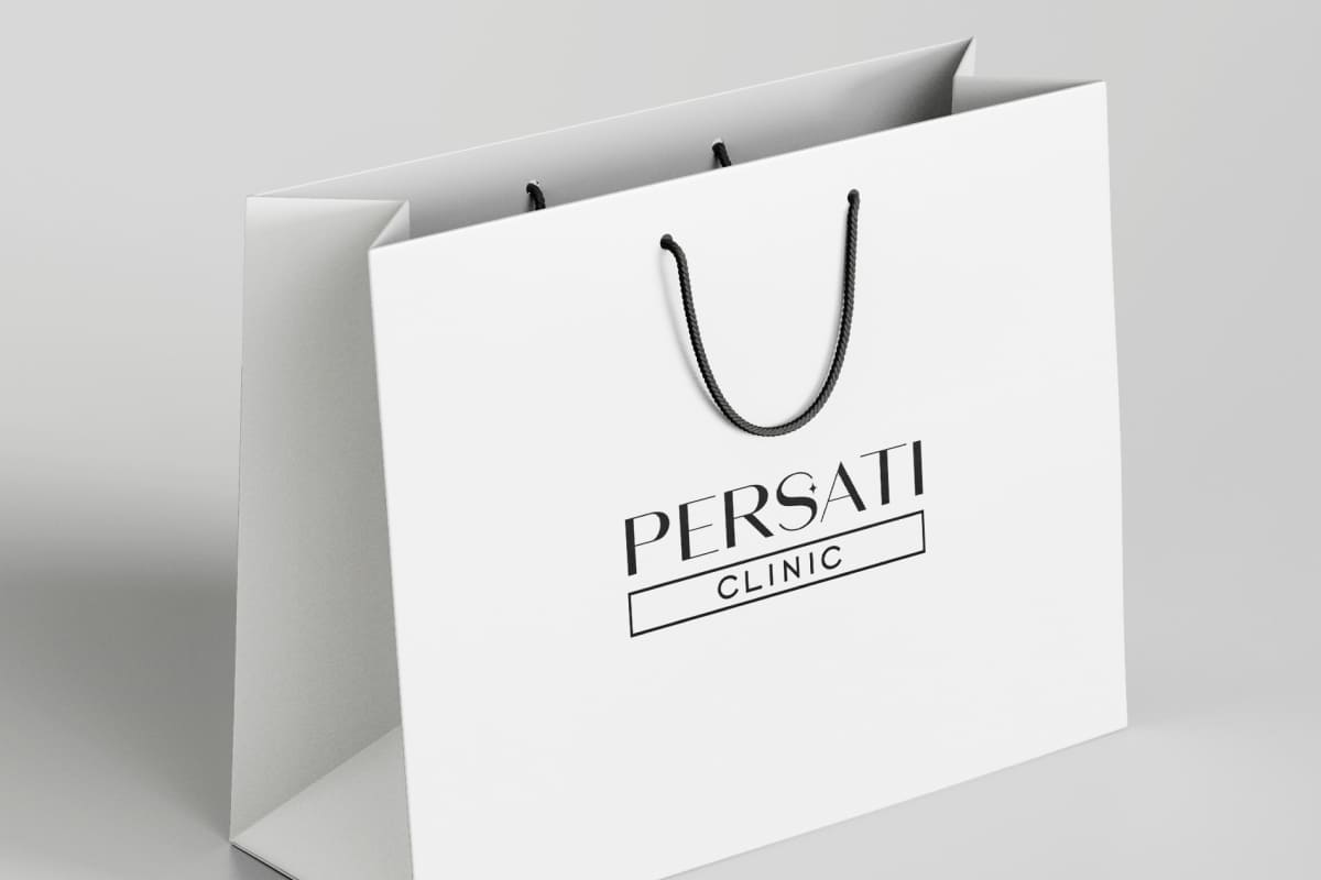 Брендинг для клиники Persati Clinic: логотип, фирменный стиль, оформление соцсетей
