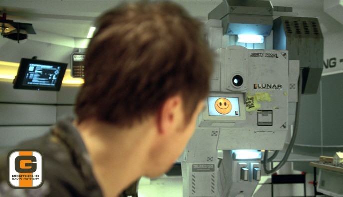 Gerty 3000 as seen in the “Moon Movie” by Duncan Jones. © Sony Classics, 2009.