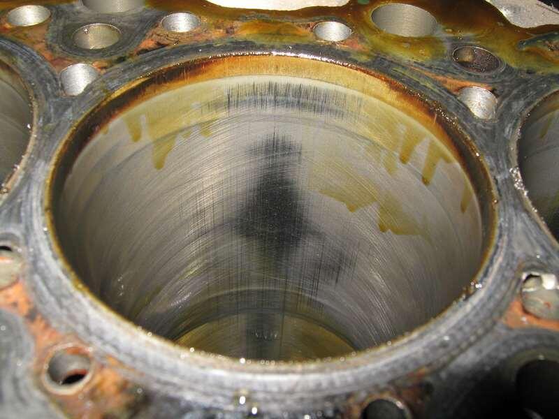 Cylinder scoring leads to faster wear and compression leaks.