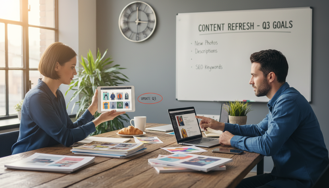 Обновление контента на маркетплейсах каждые 3 месяца: как повысить конверсию без роста рекламного бюджета