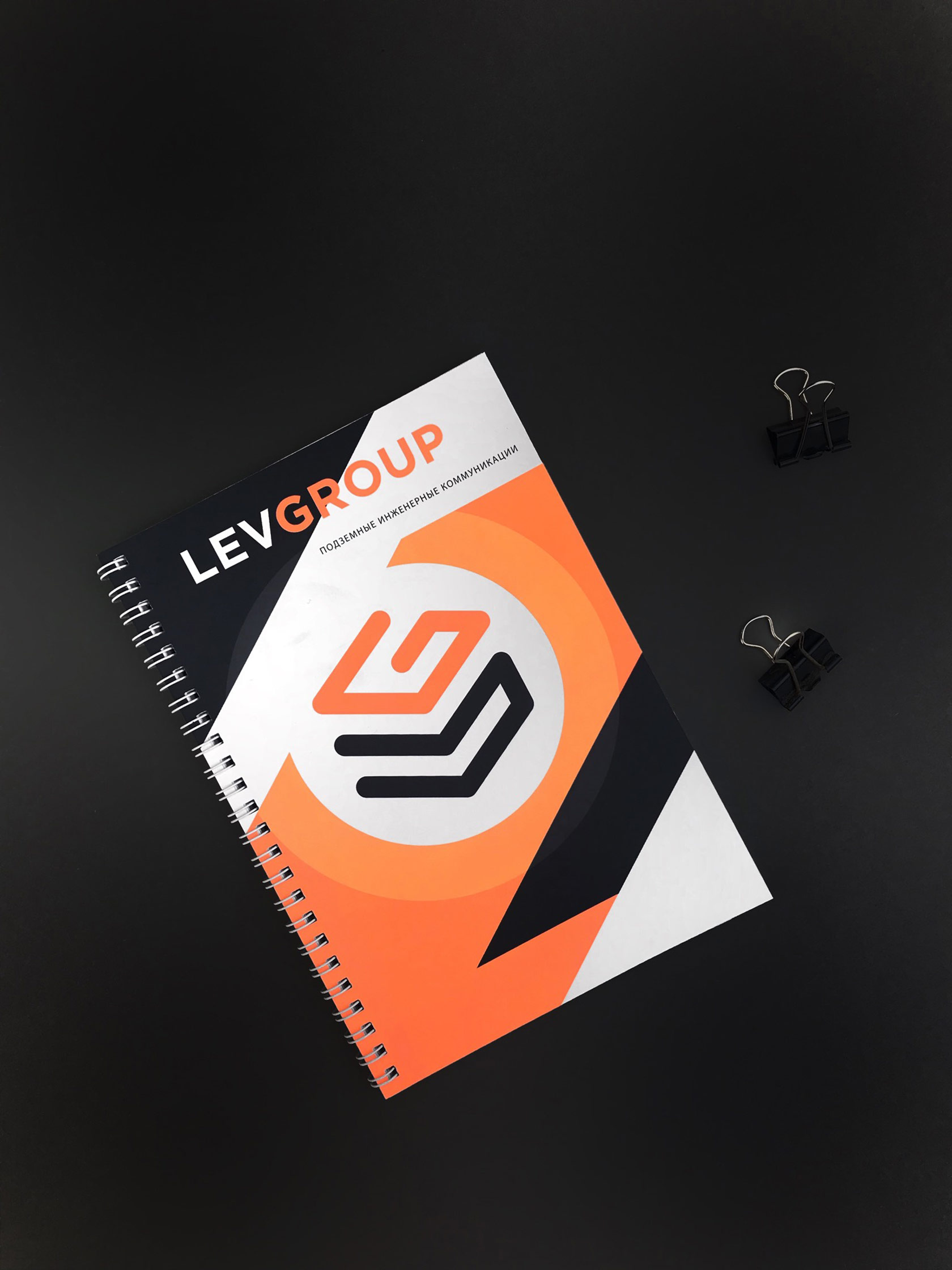 Разработка логотипа для строительной компании Lev Group