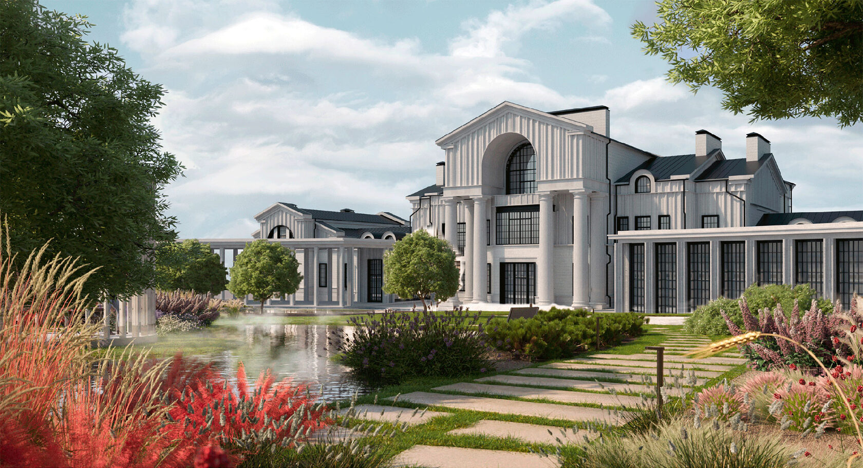 Berezhki. Five-star hotel and recreation complex