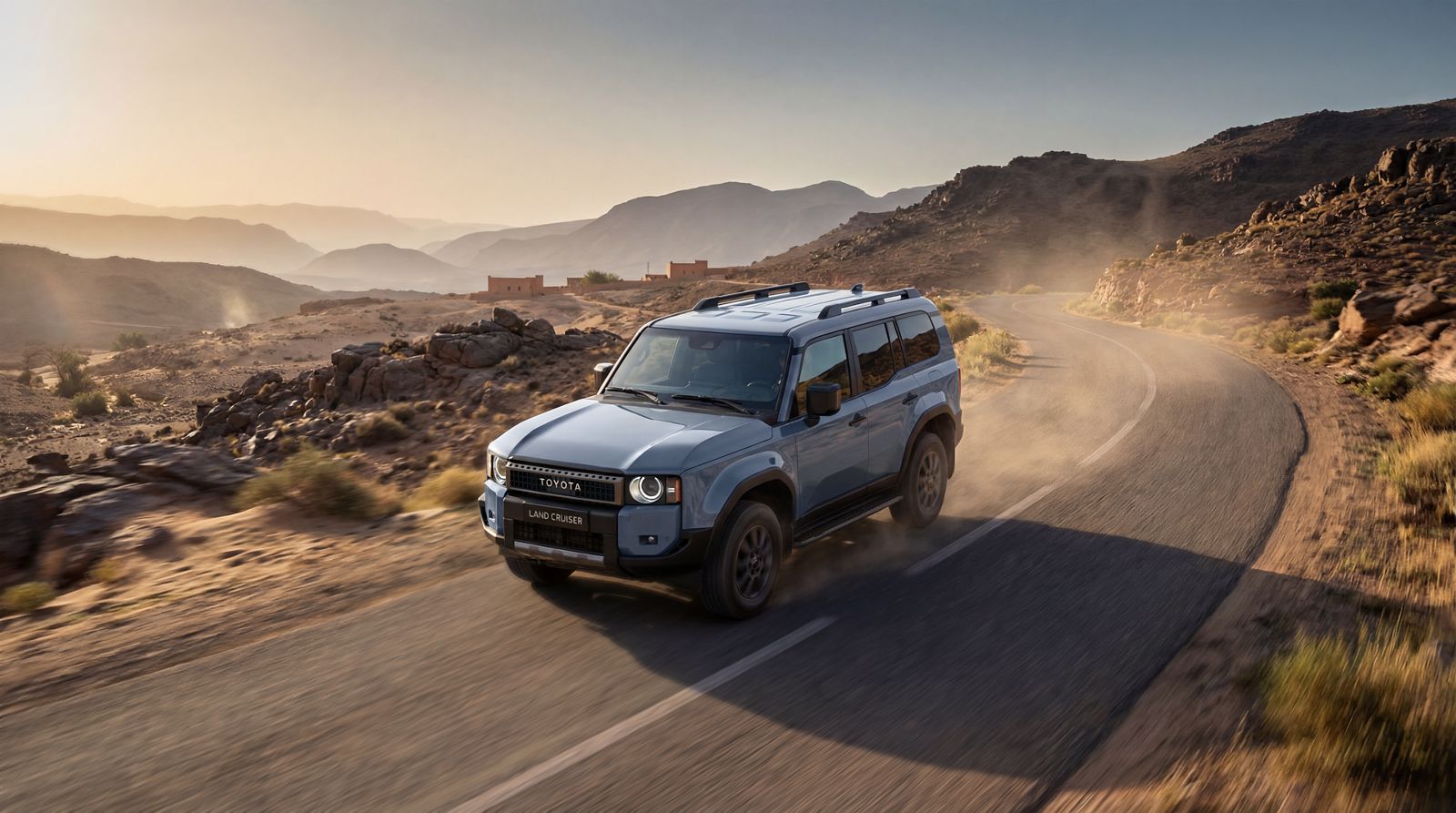 Land Cruiser на подъёме