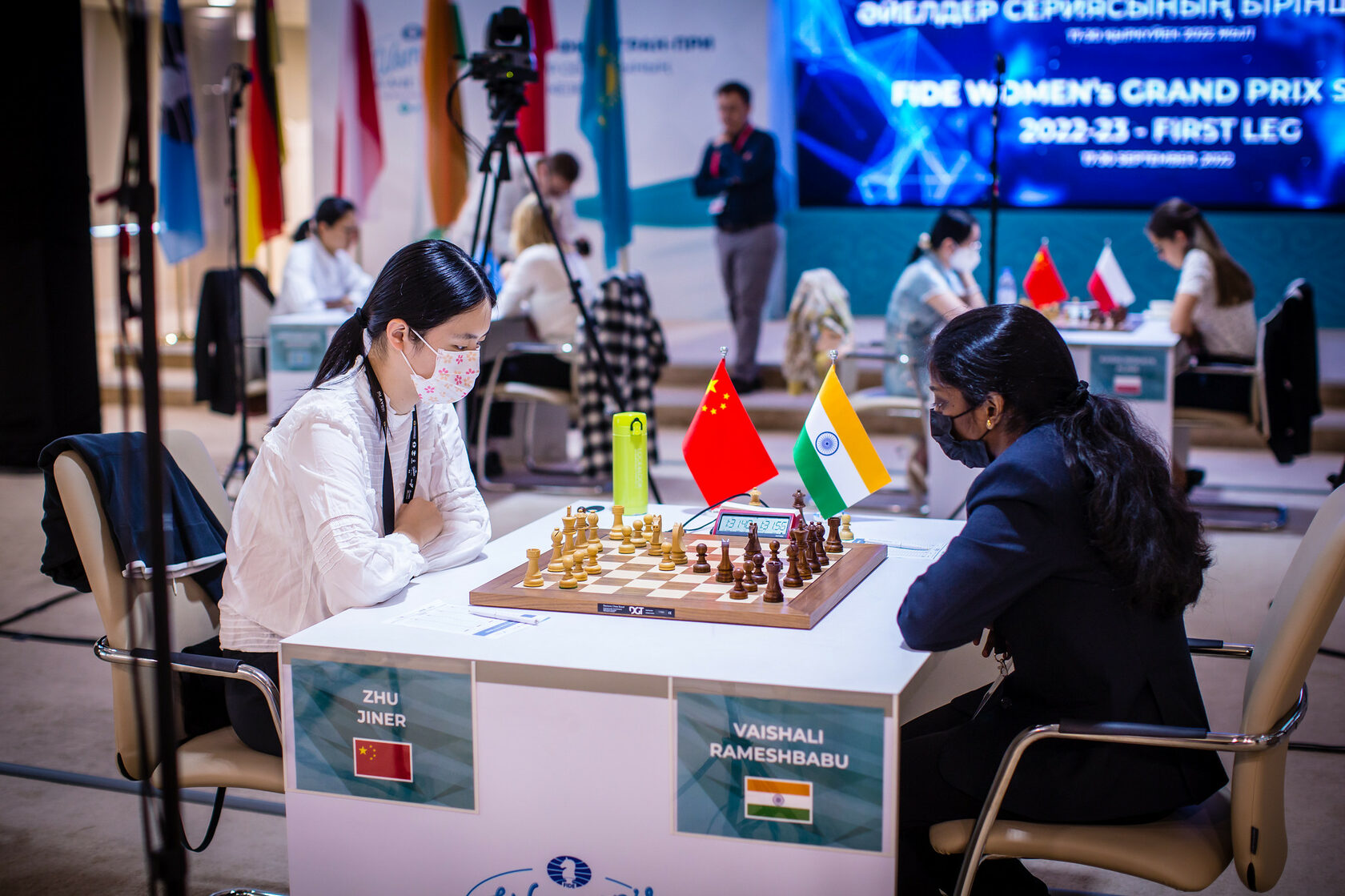 FIDE Women's Grand Prix: Harika held to draw by Abdumalik in round 7