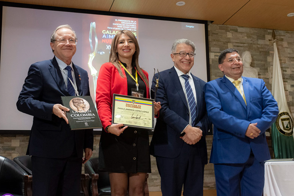 Paula Andrea López, reconocida como mejor rectora universitaria