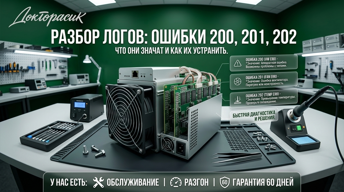 Разбор логов, что значат ошибки 200, 201, 202 и как их устранить.