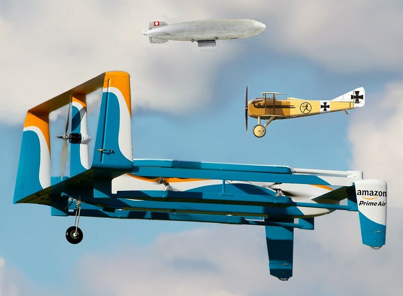 amazon drone zeppelin