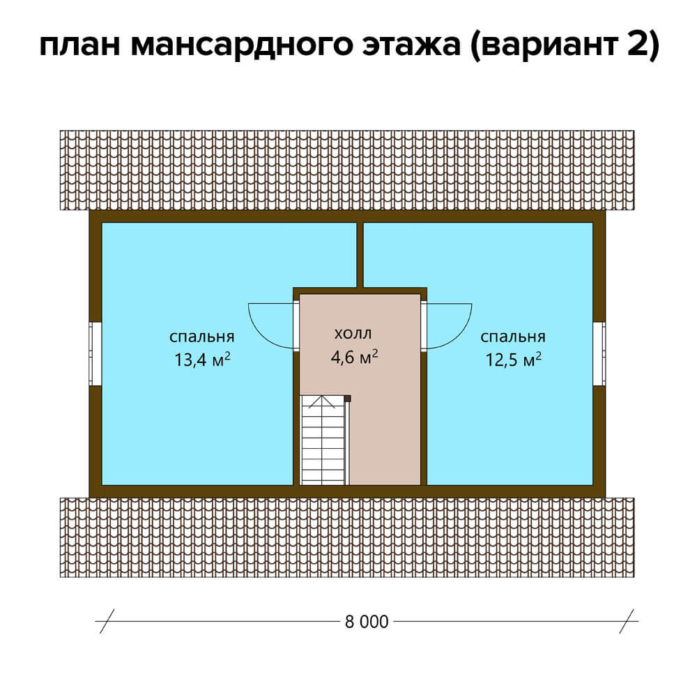 КЕДР Б 6Х8 - КАРКАСНЫЙ ДОМ