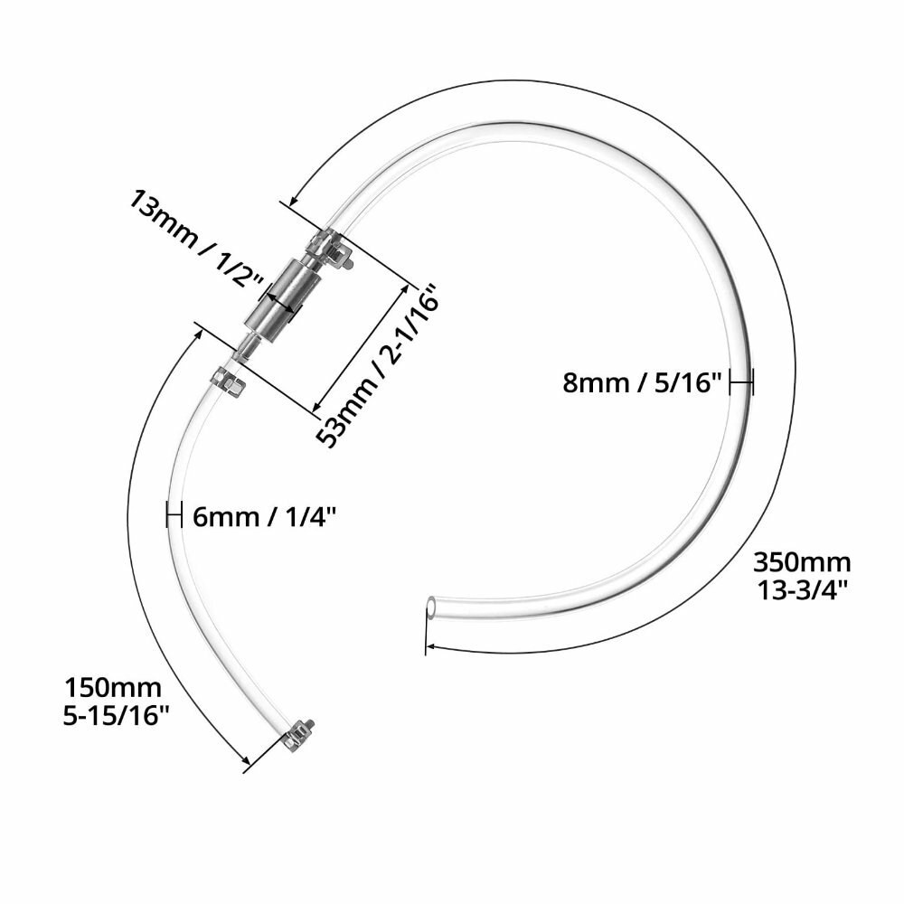 Y00692 - Шланг із клапаном для прокачування гальмі мотоцикла