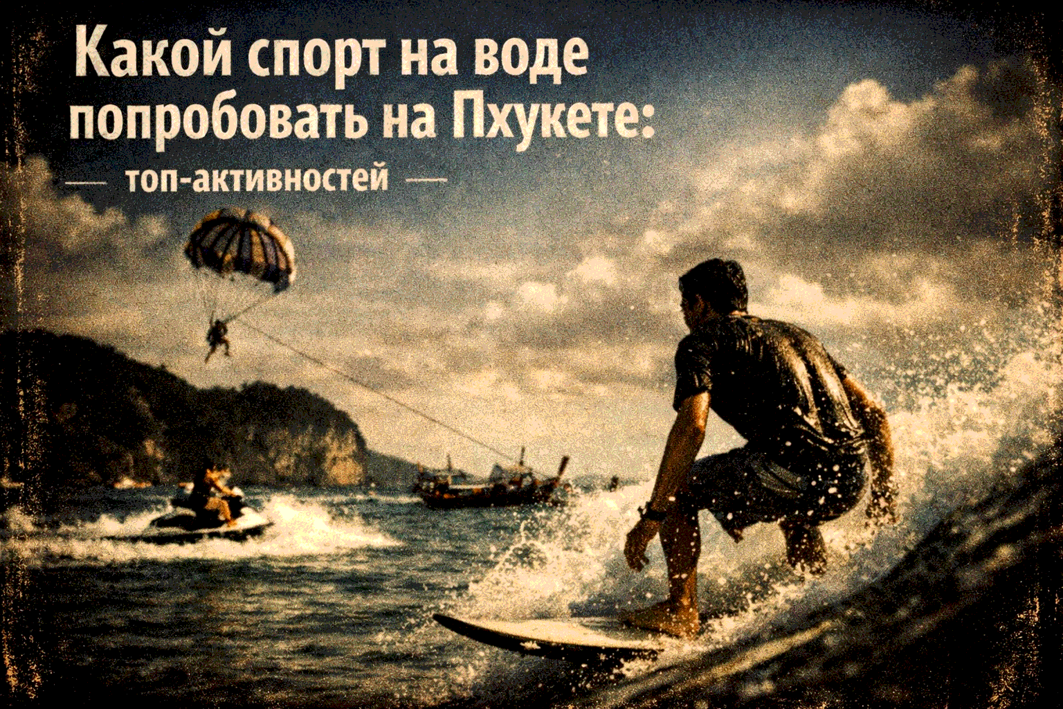 январь — идеальный месяц для водных видов спорта на Пхукете Представьте: тёплое Андаманское море (+28–29°C), почти полное отсутствие волн, ясное небо и ветер 5–12 узлов — январь на Пхукете считается одним из лучших месяцев для всех видов водного спорта. И