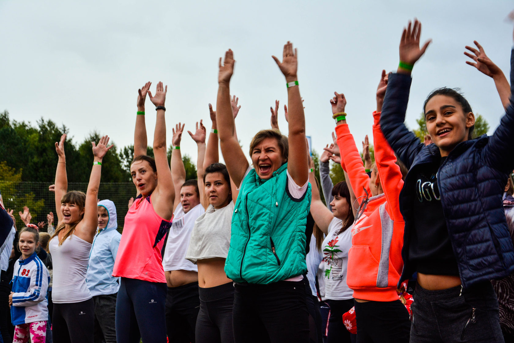 Общественная тренировка. Массовая городская тренировка. Самая массовая городская тренировка.