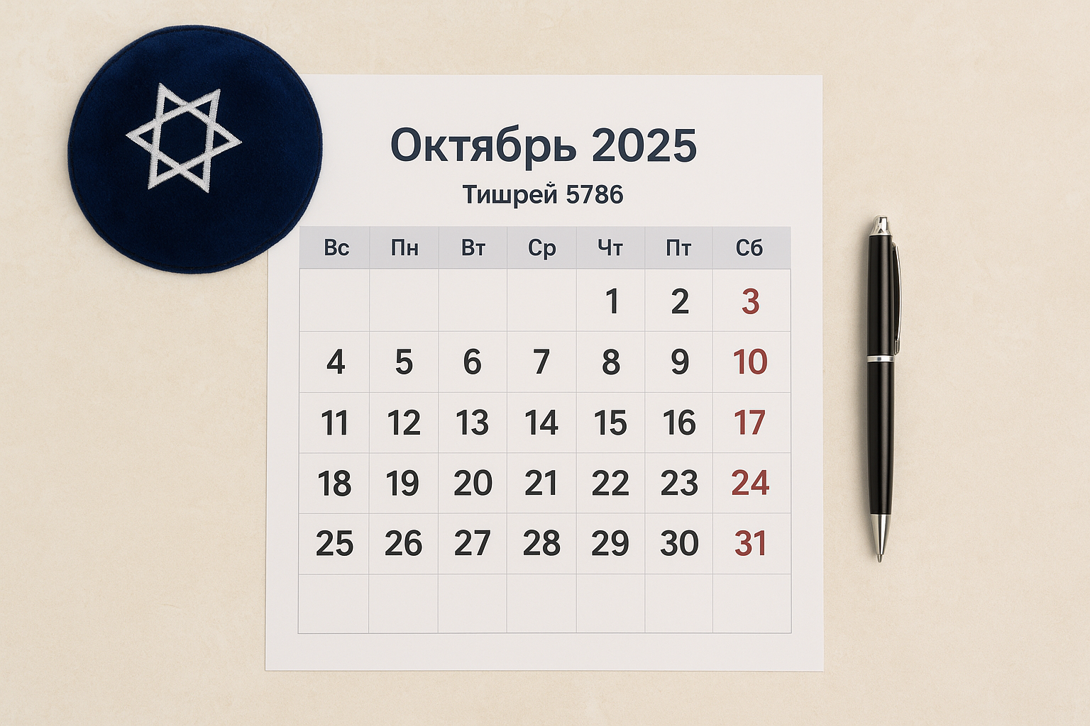 Пересчет дат между еврейским и григорианским календарем - быстрый онлайн-конвертер