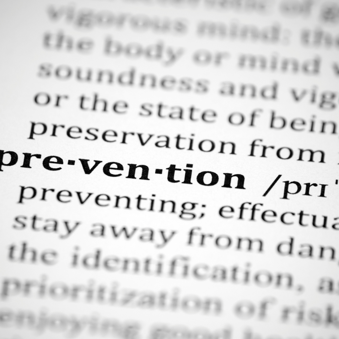 prevention definition in an open dictionary