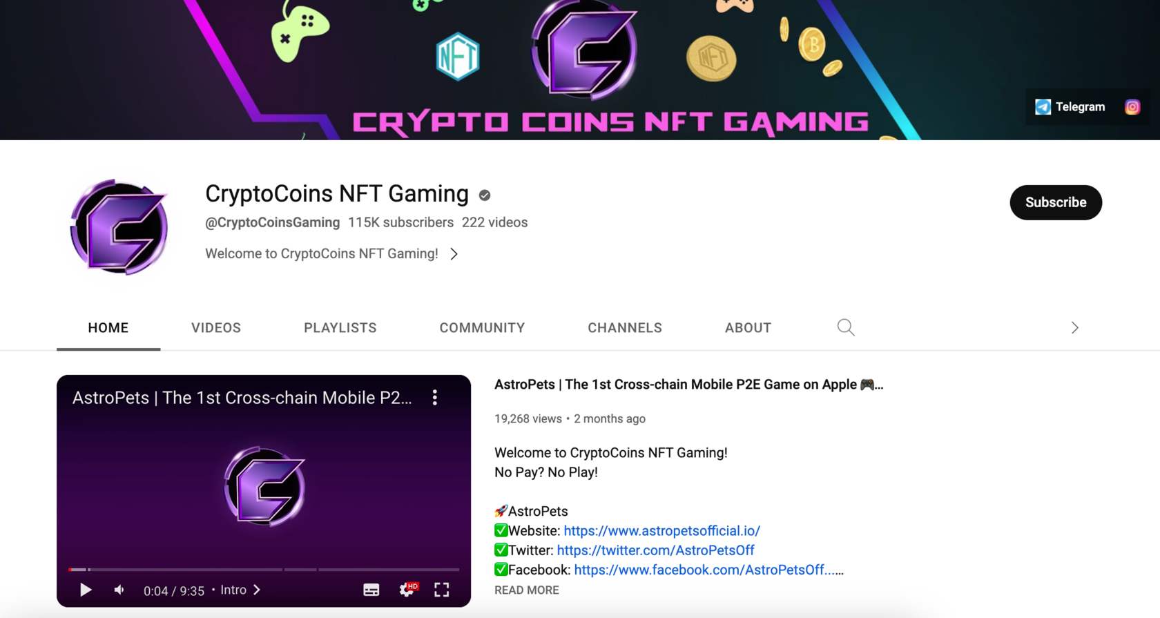 CryptoCoins NFT Gaming