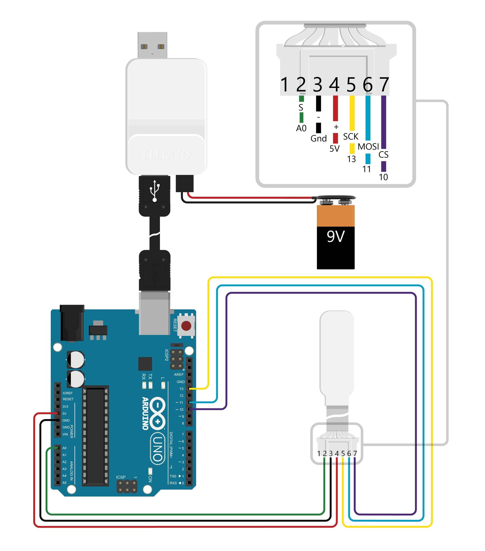 Датчик мышечной активности для arduino проектов