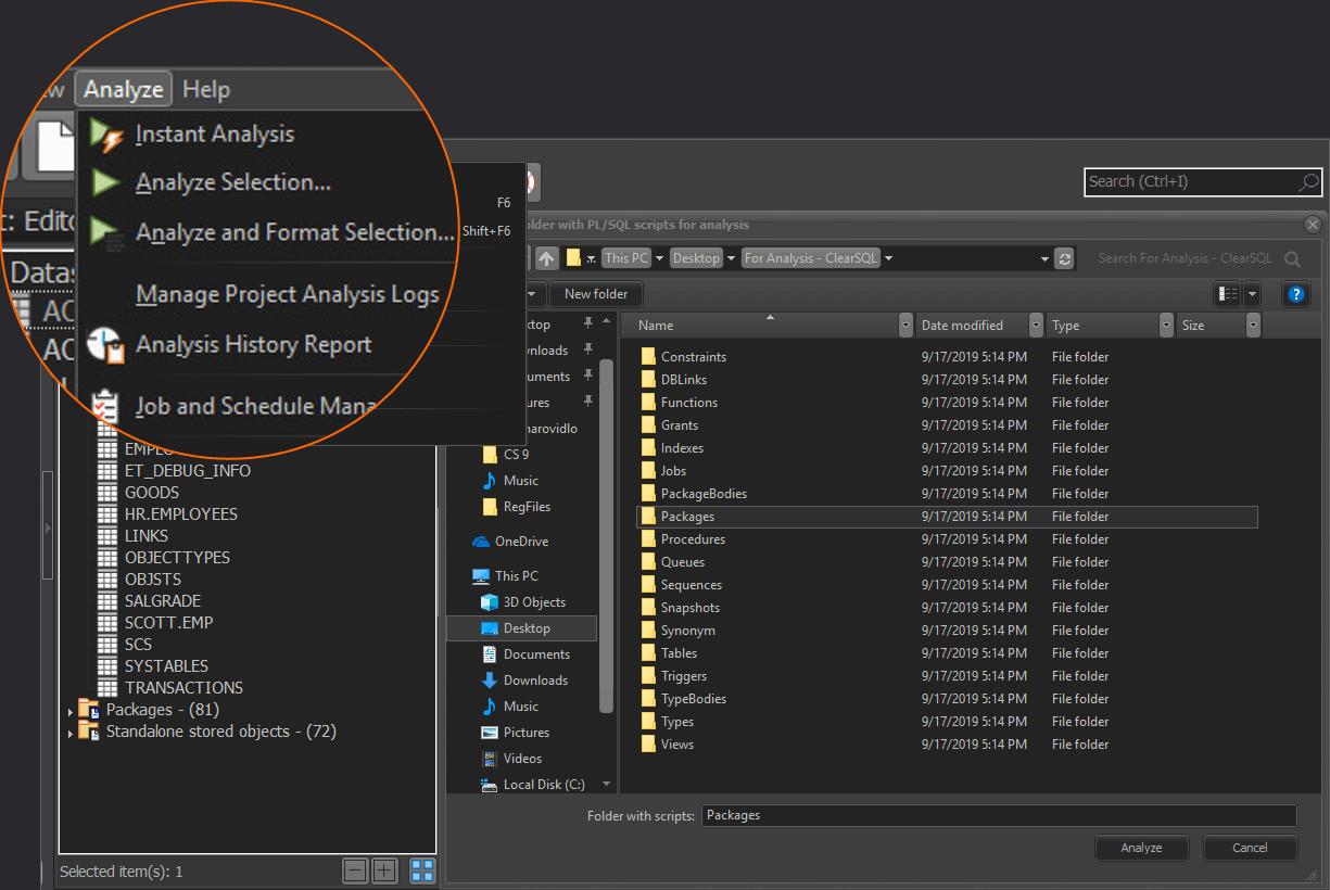 Code analyzer. Code analyzer