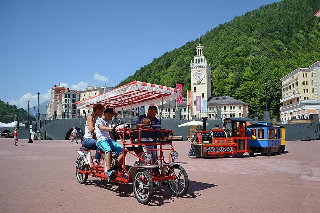 Фото туристов с красной поляны