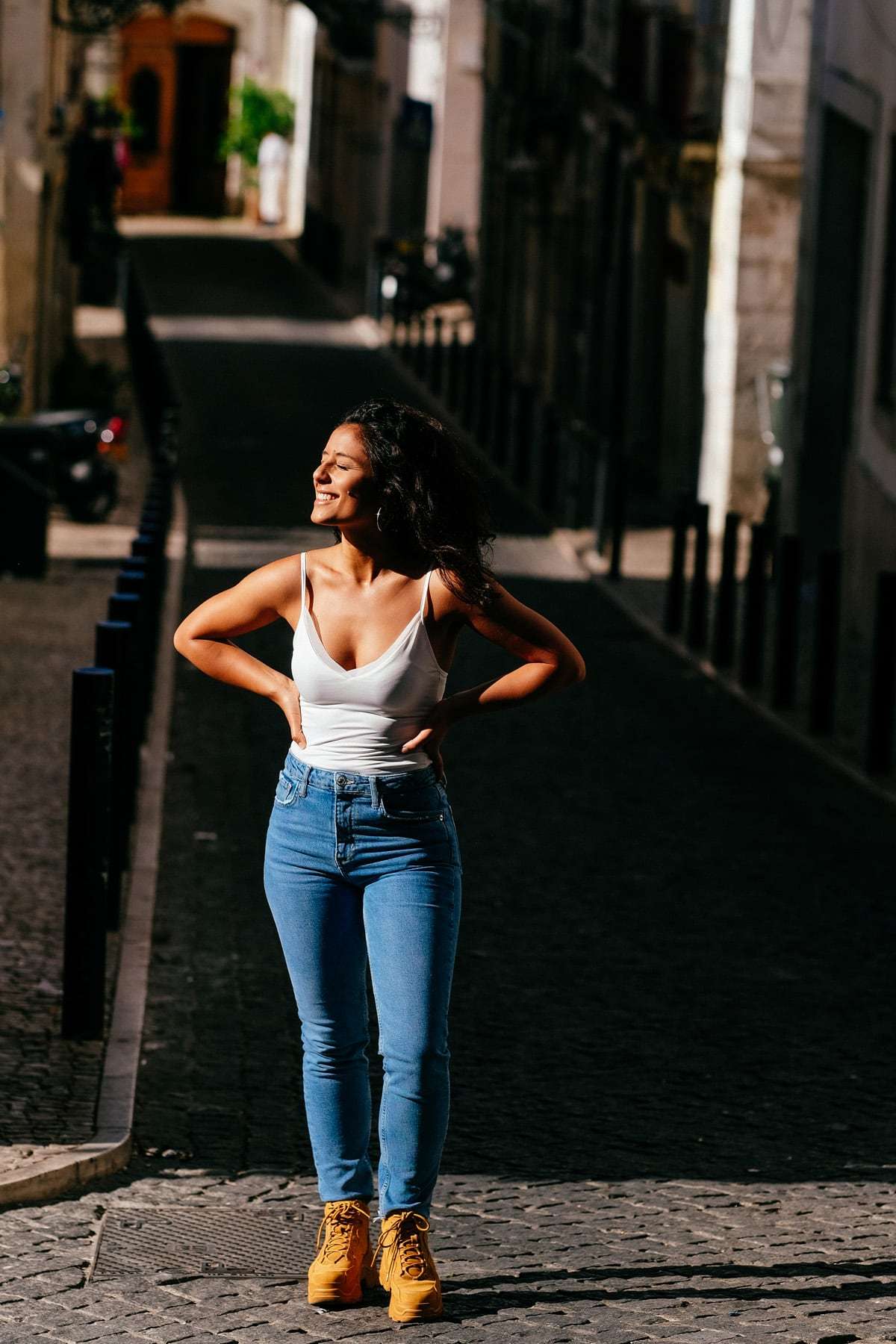 Portrait photoshoot of Camila in Lisbon, Portugal