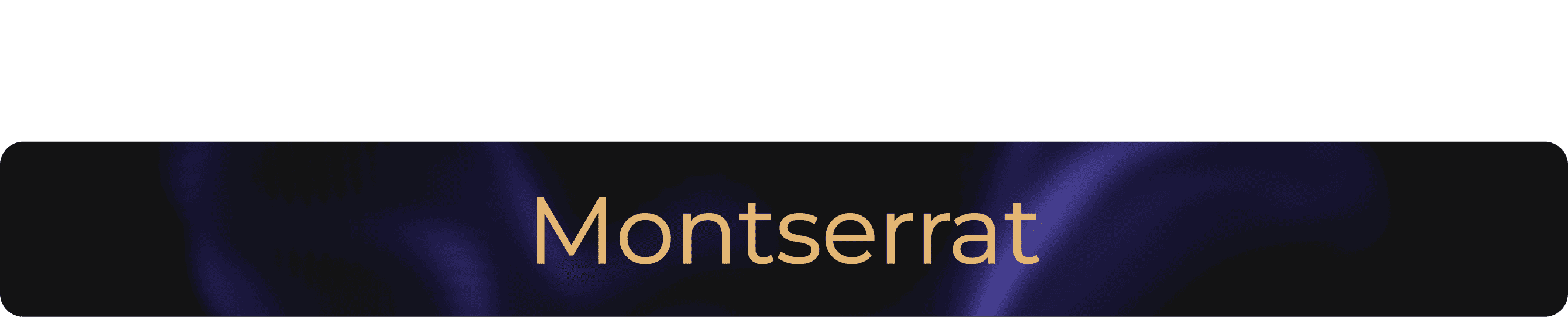 Шрифт Montserrat — чёткий, современный и легко читаемый текст в дизайне.