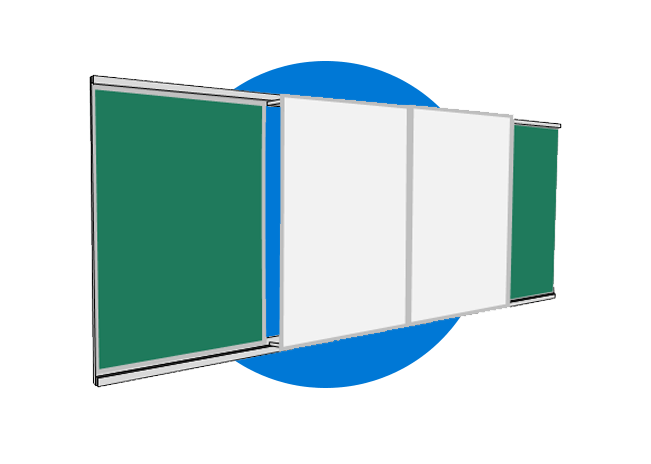 раздвижная рельсовая система досок