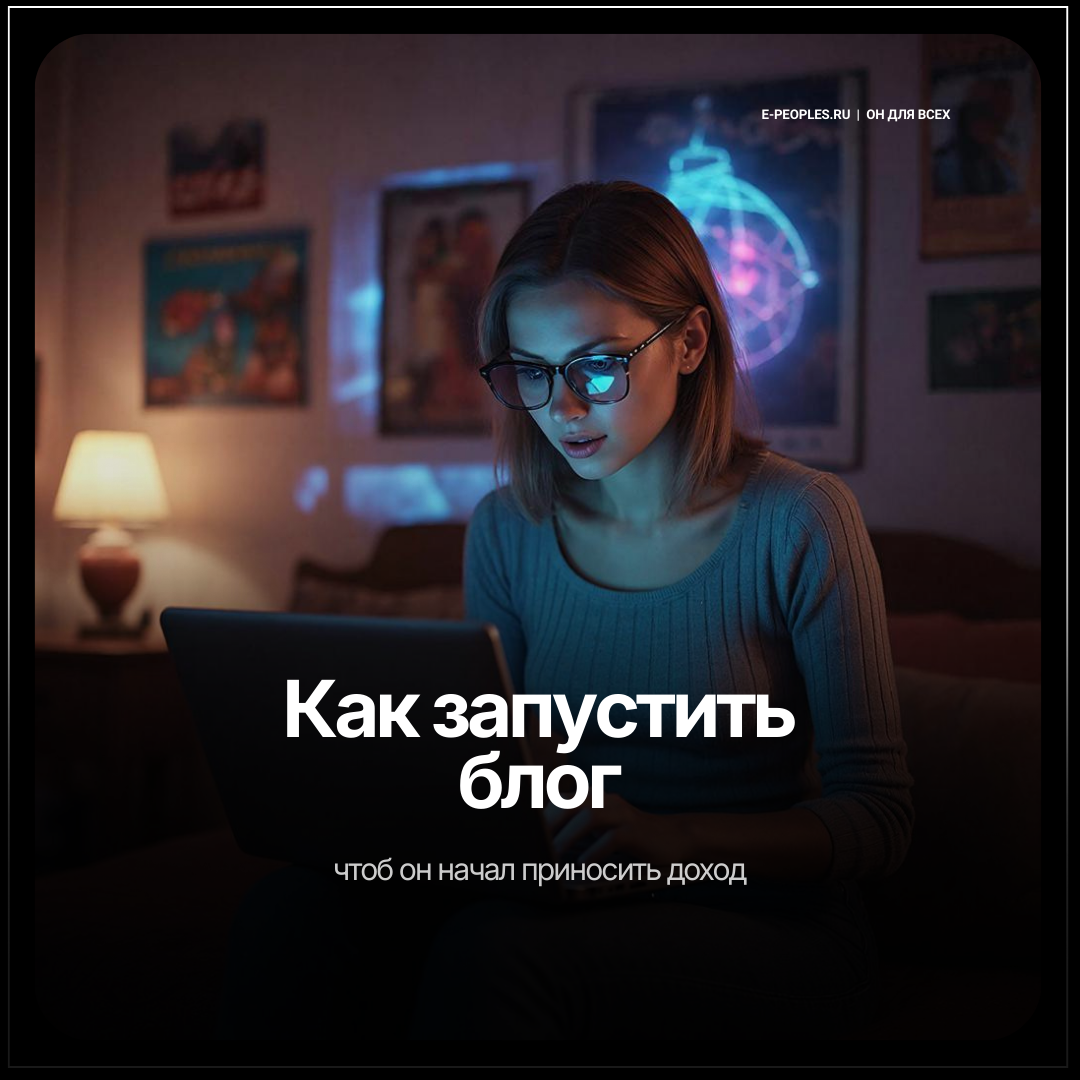 Как запустить блог