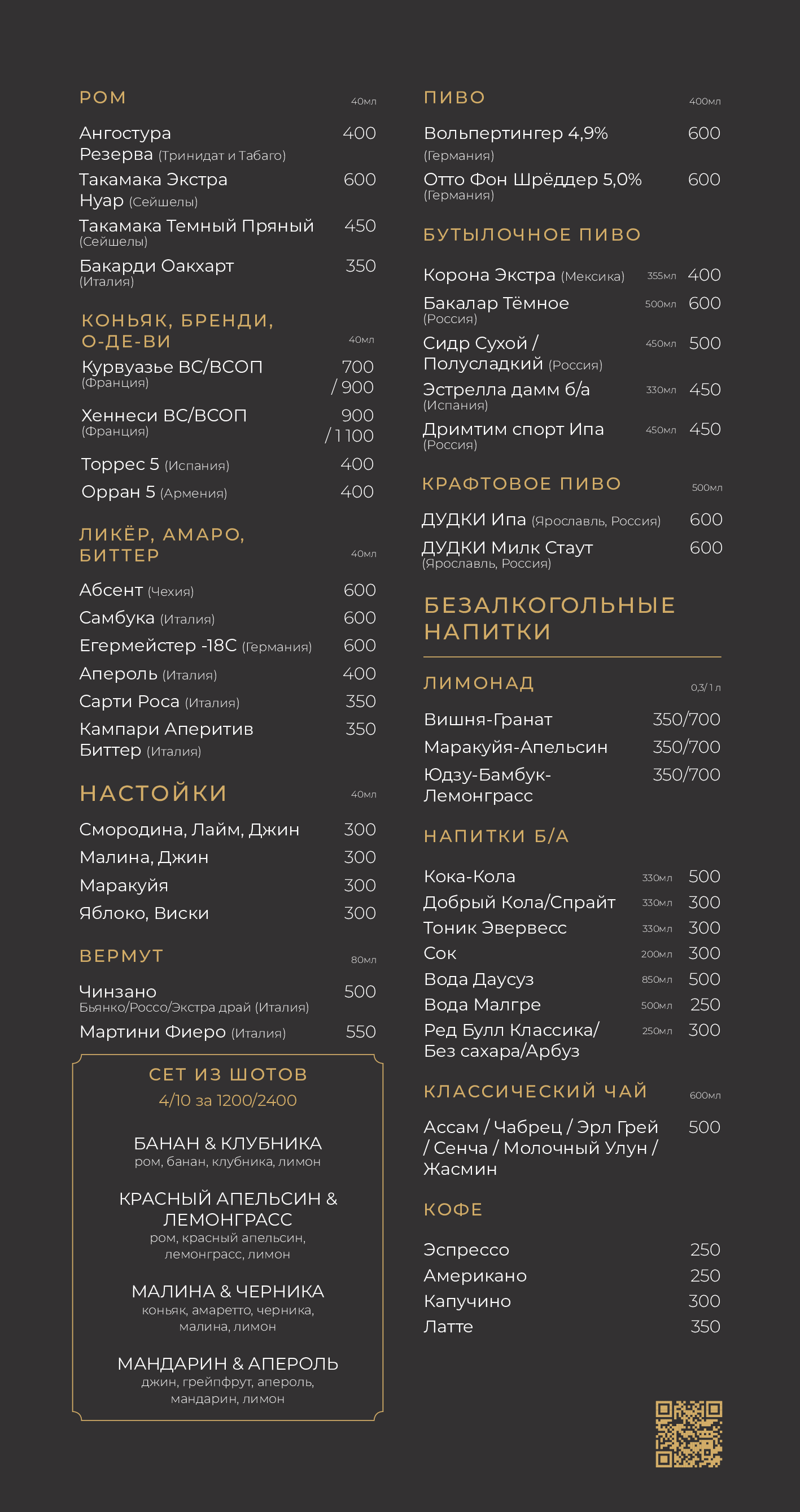 Барная карта DUDKI — страница 2