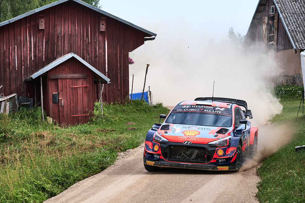 Отт Тянак и Мартин Ярвеоя, Hyundai i20 Coupe WRC, ралли Эстония 2021