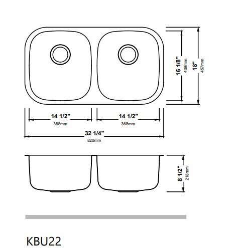 Кухонна мийка Kraus KBU22 - изображение 5