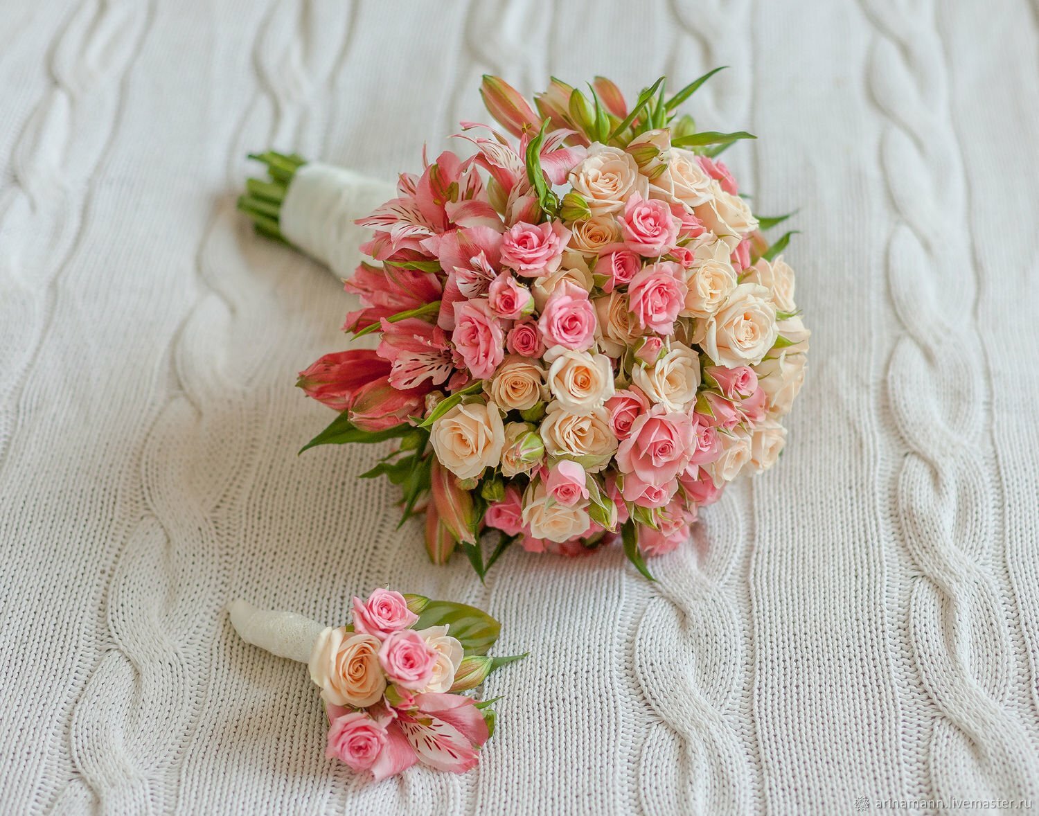 Розовый Букет Невесты