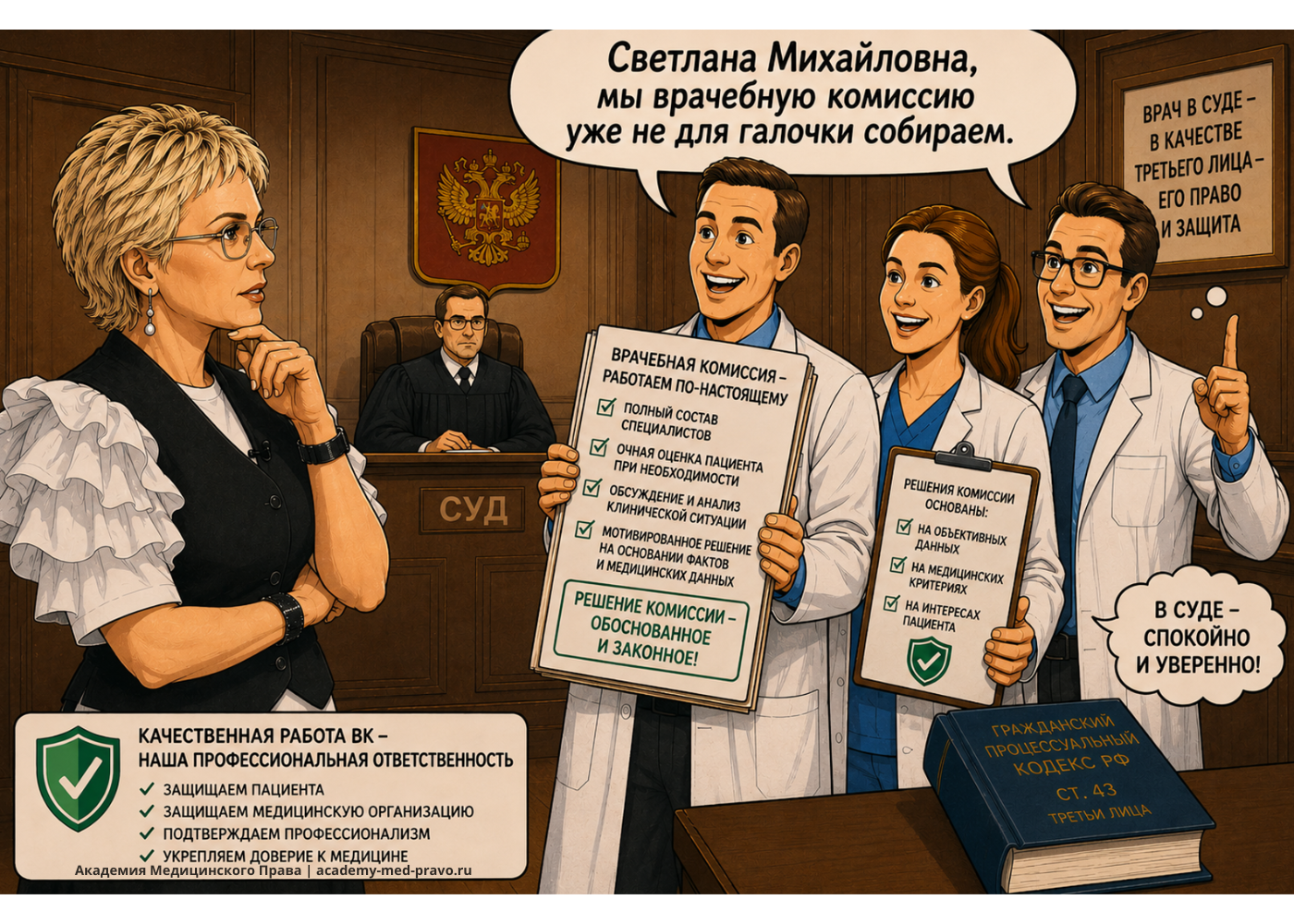 Врачебная комиссия: обоснованное и законное решение