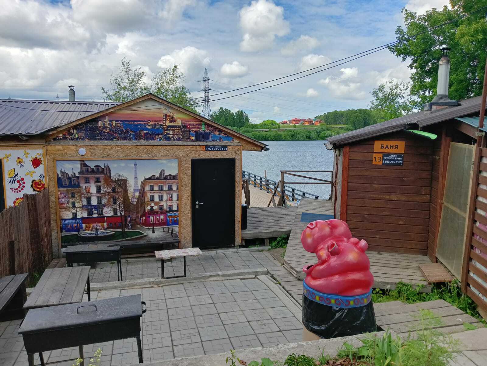 Озеро Спартак в Новосибирске: аренда беседок и бани - Спартак Lake