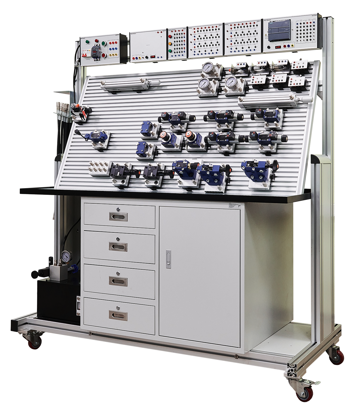 профессиональное учебное оборудование, гидравлика, гидроавтоматика, производство учебного оборудования, электрогидравлический тренажер 