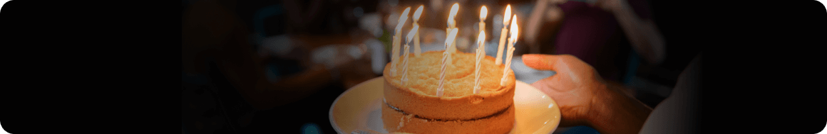 Скидка 20% на меню в день рождения и 5 дней до и после него