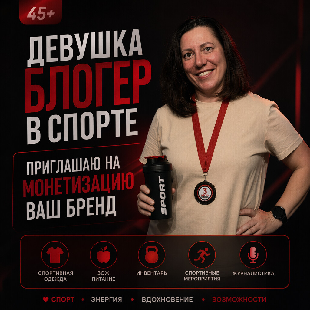 Блогер в спорте Наталья 45