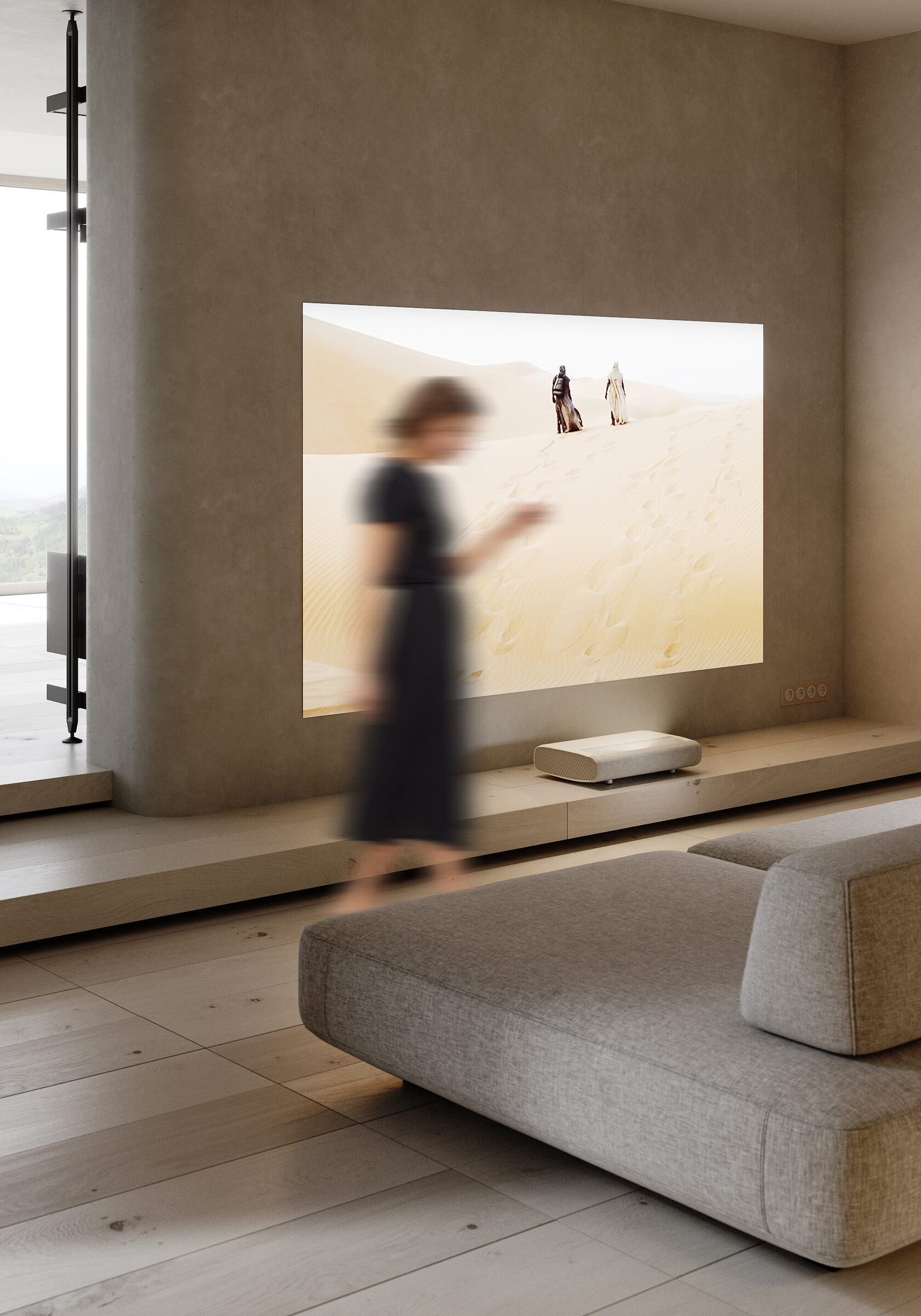 Минималистичная зона TV