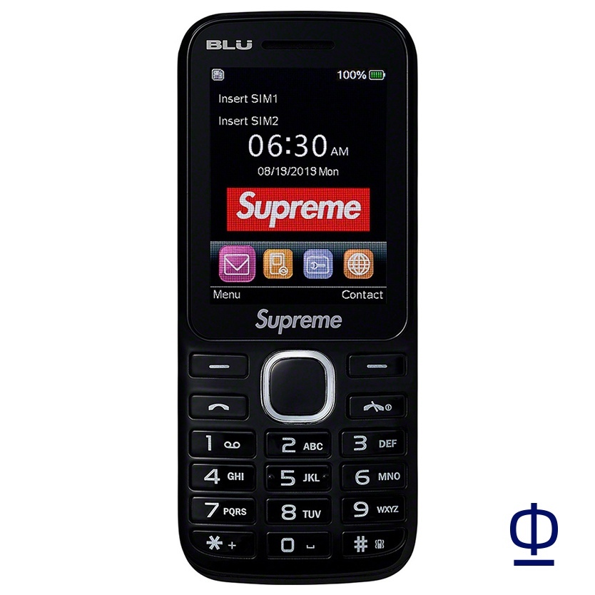 Supreme BLU Burner Phone シュプリーム セルフォン-