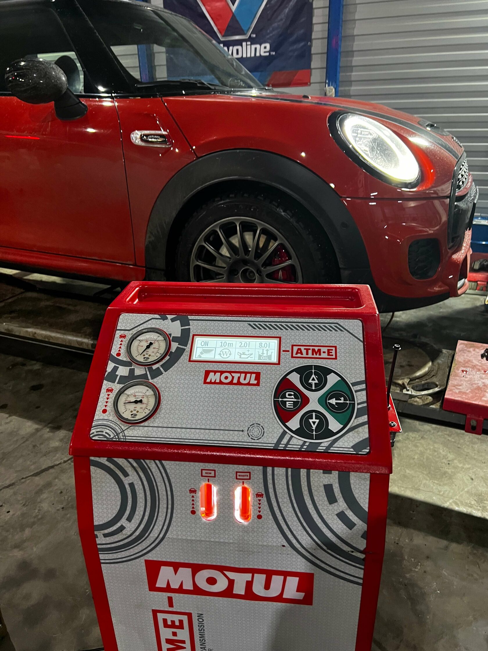 Результат обслуживания АКПП Mini JCW