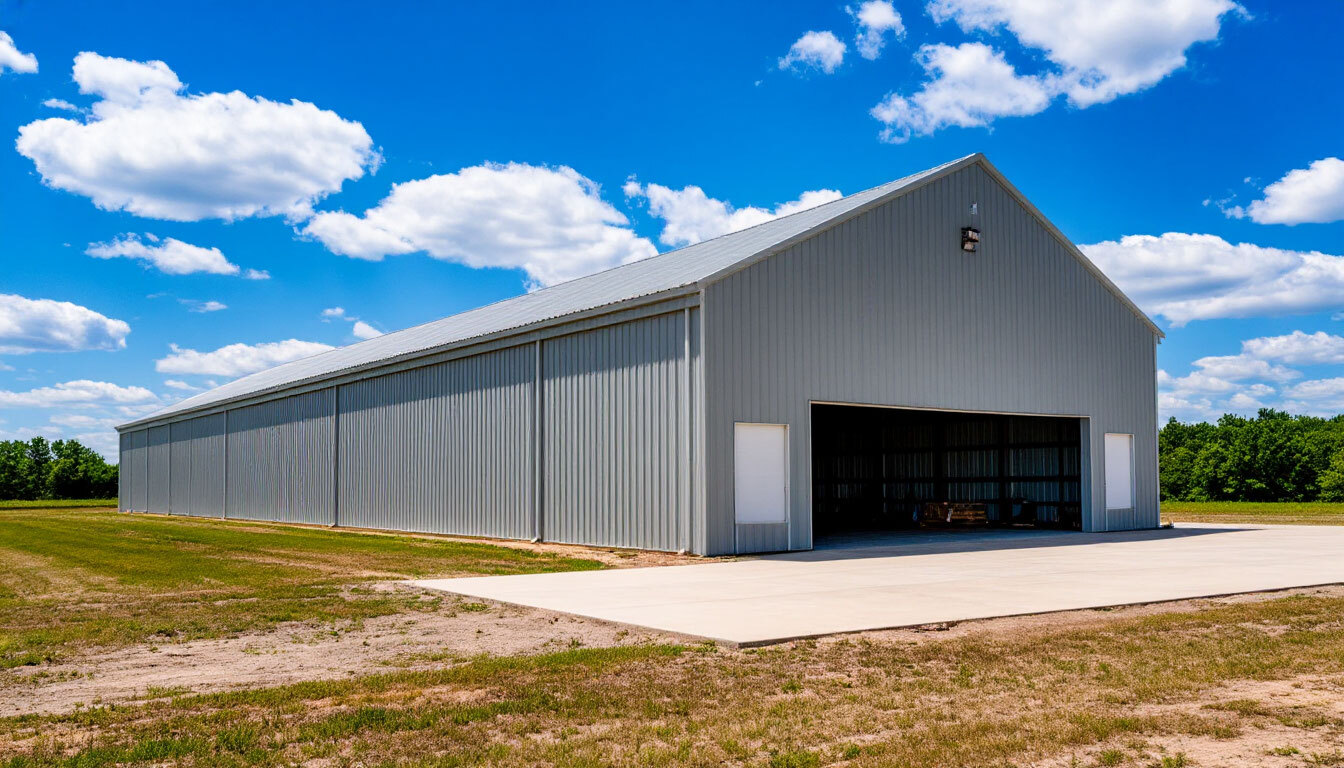 Строительство ангаров под ключ цена