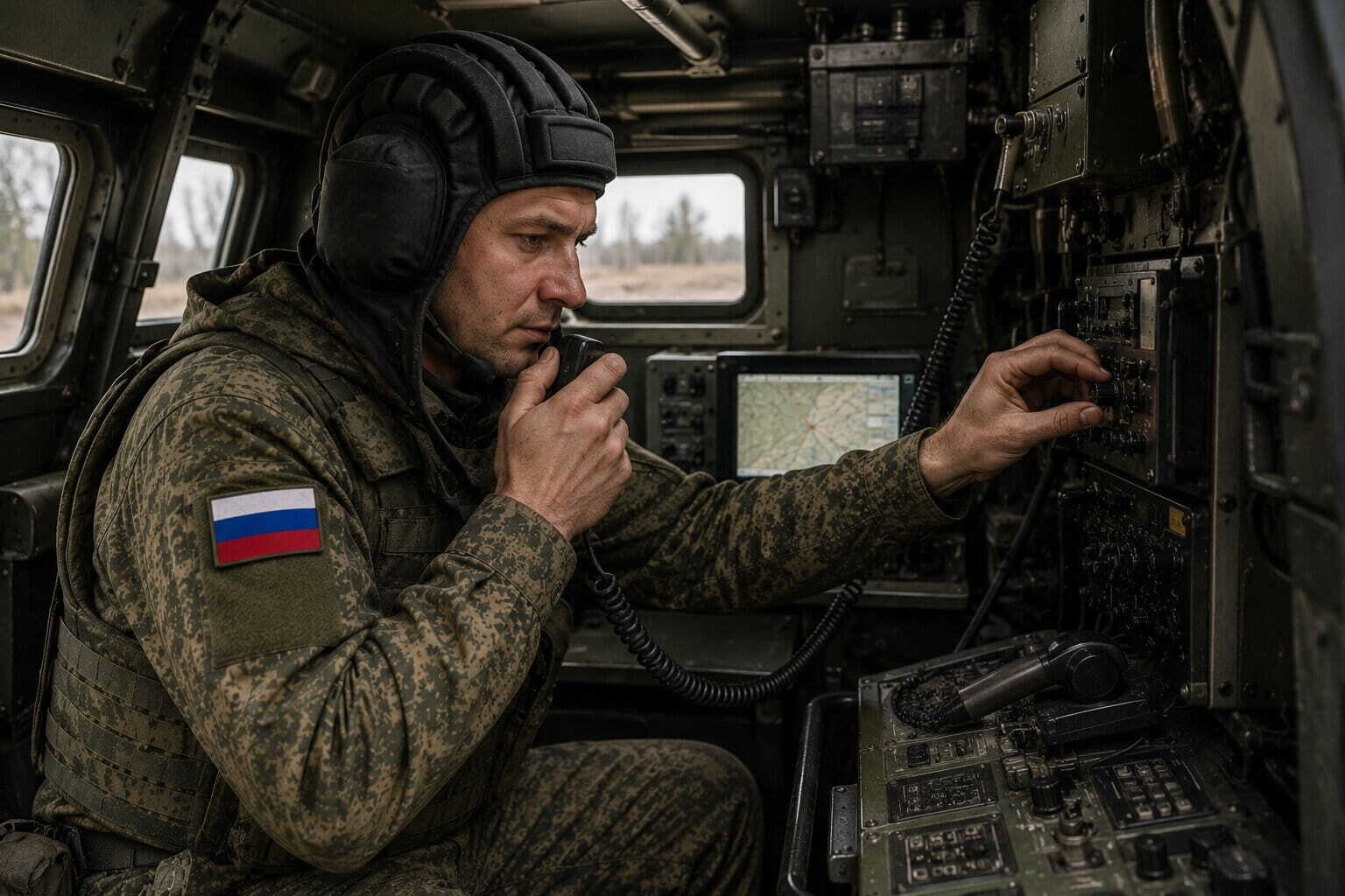 Начальник радиостанции командно-штабной машины